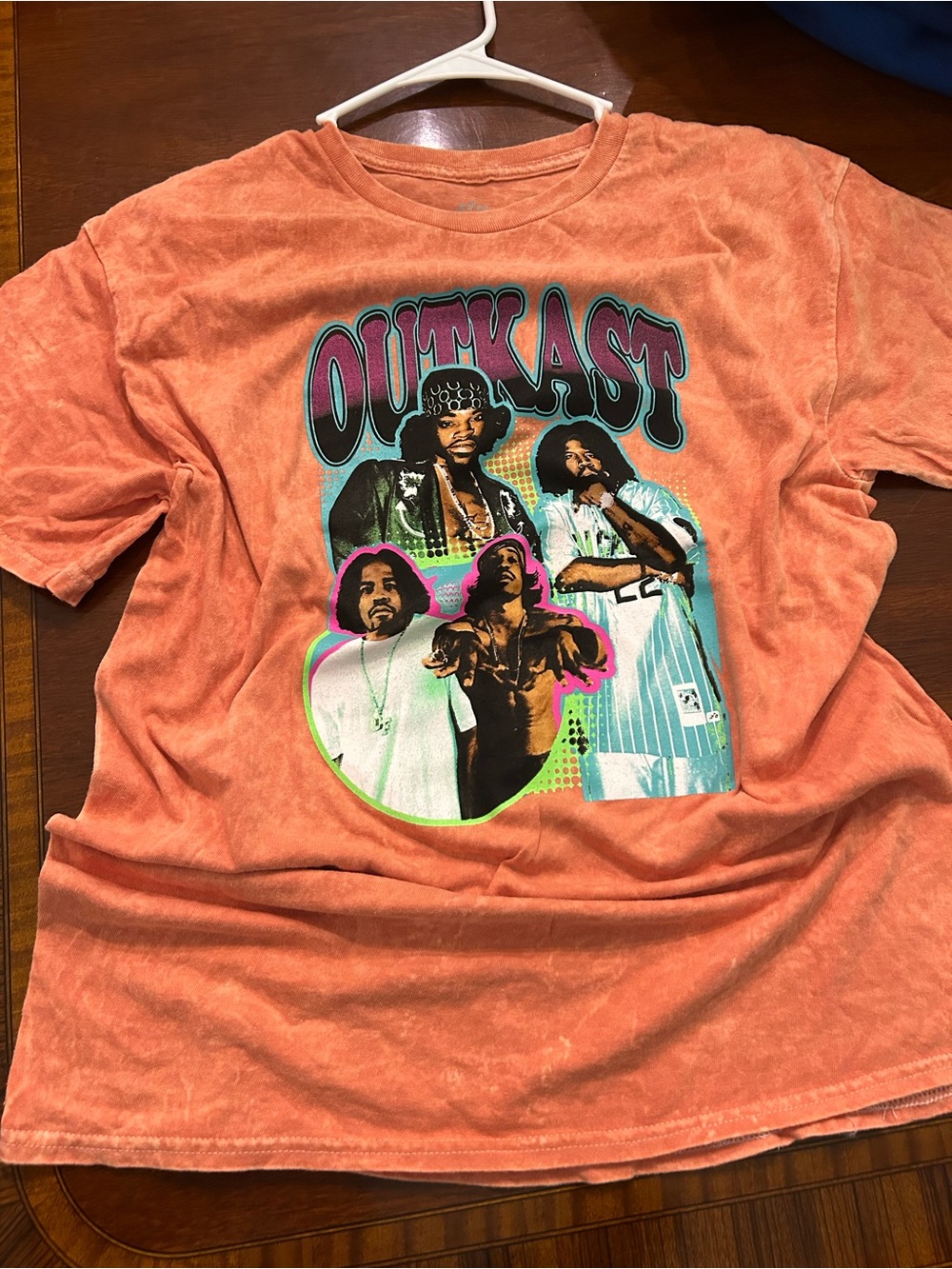 OutKast Graphic Short Sleeve Tee - Coral Orange